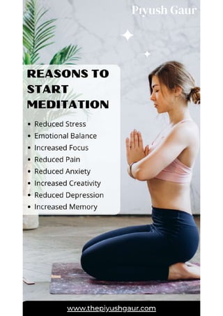 Reasons to Start Meditation 