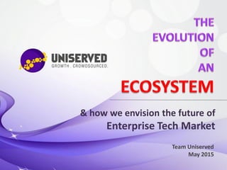 Team Uniserved
May 2015
& how we envision the future of
Enterprise Tech Market
 
