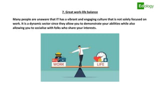 7 reasons why you should work in the technology industry | PPTX