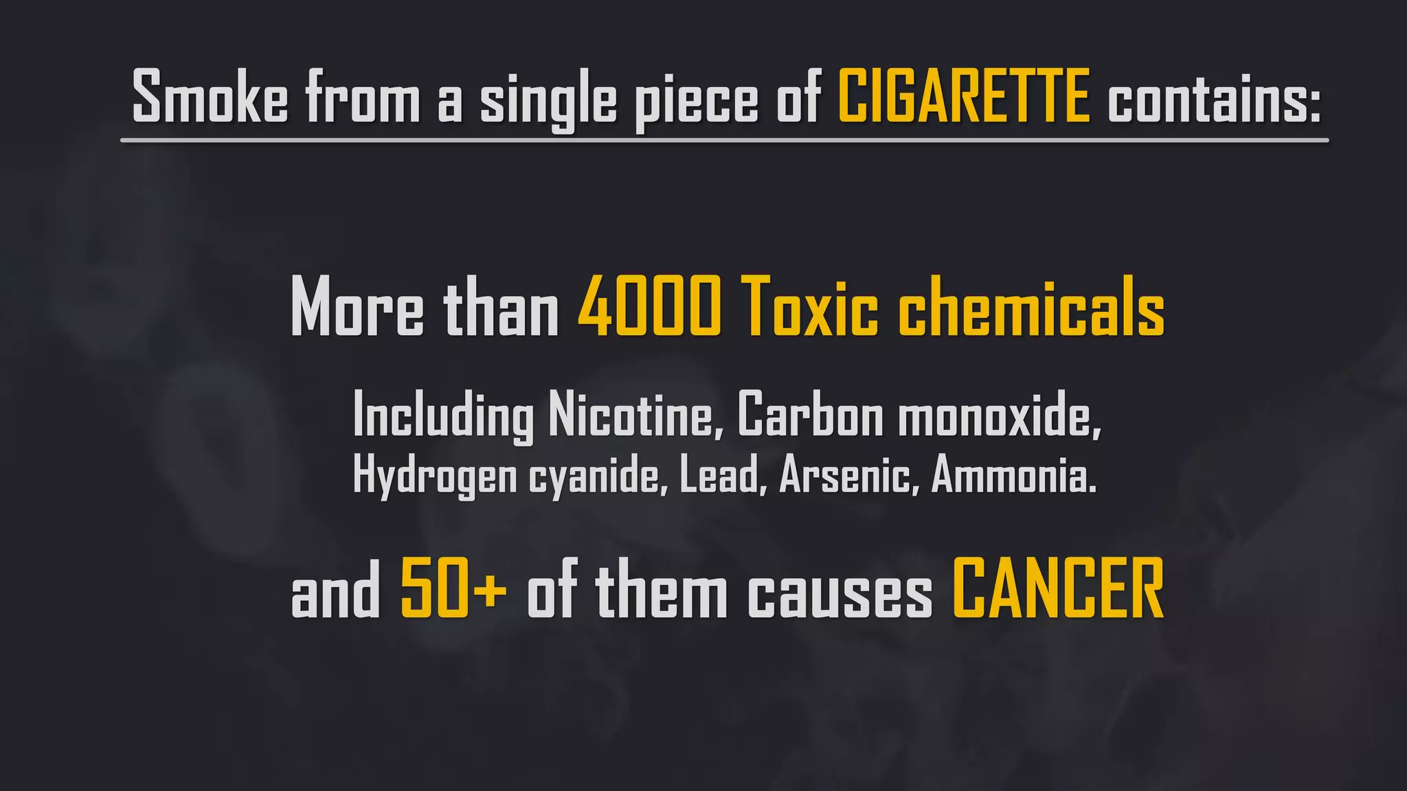 Reasons why you should stop smoking | PPT