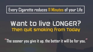Reasons why you should stop smoking | PPT