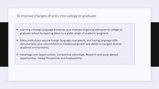 Reason to learn a foreign languages.pptx