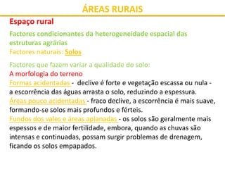 Áreas Rurais - Parte I