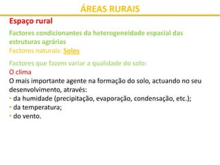 Áreas Rurais - Parte I