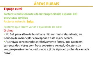 Áreas Rurais - Parte I