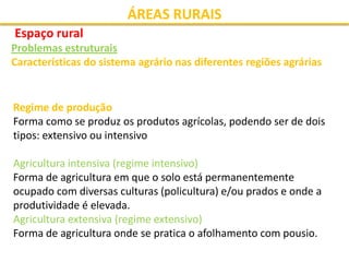 Áreas Rurais - Parte I