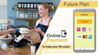 Online
Payment
To make your life easier
Future Plan
Payment
 