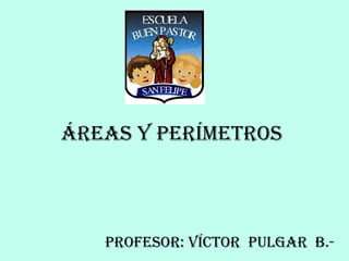 Áreas y Perímetros Profesor: Víctor  Pulgar  B.- 