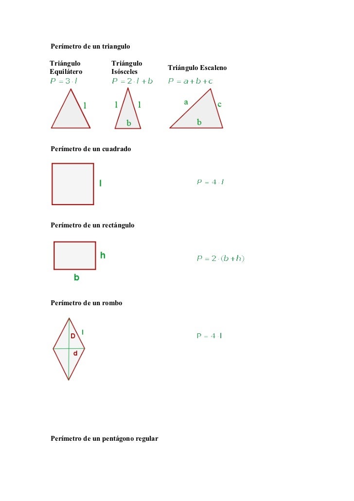 áReas y perímetros. 1º e.s.o.