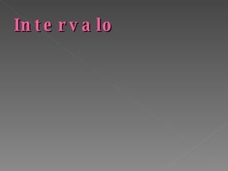 Intervalo 