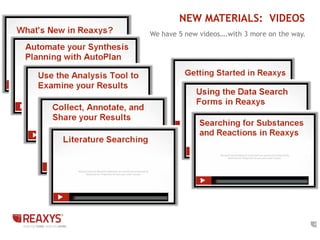 4
NEW MATERIALS: VIDEOS
We have 5 new videos….with 3 more on the way.
 