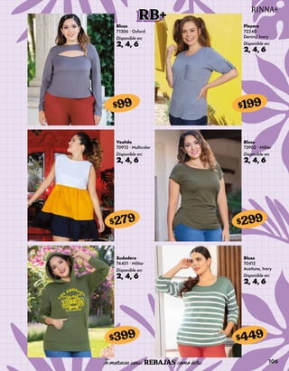 106
RB+
Blusa
71306 • Oxford
Disponible en:
2, 4, 6
$99
Playera
72240
Denim/ Ivory
Disponible en:
2, 4, 6
$199
Vestido
70913 • Multicolor
Disponible en:
2, 4, 6
$279
Sudadera
74401 • Militar
Disponible en:
2, 4, 6
$399
Blusa
73902 • Militar
Disponible en:
2, 4, 6
$299
Blusa
70412
Aceituna, Ivory
Disponible en:
2, 4, 6
$449
 