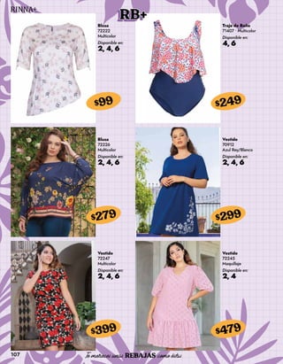 107
RB+
Blusa
72222
Multicolor
Disponible en:
2, 4, 6
$99
Traje de Baño
71407 • Multicolor
Disponible en:
4, 6
$249
Blusa
72226
Multicolor
Disponible en:
2, 4, 6
$279
Vestido
72247
Multicolor
Disponible en:
2, 4, 6
$399
Vestido
70912
Azul Rey/Blanco
Disponible en:
2, 4, 6
$299
Vestido
72245
Maquillaje
Disponible en:
2, 4
$479
 