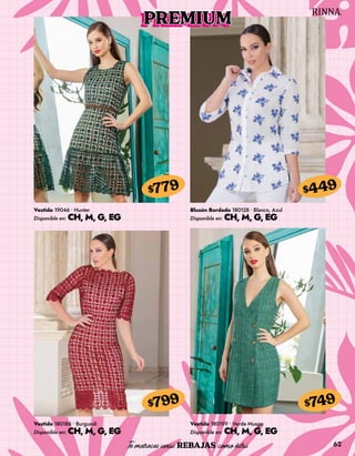 62
Vestido 19046 • Hunter
Disponible en: CH, M, G, EG
$779
Vestido 180186 • Burgundi
Disponible en: CH, M, G, EG
$799
Blusón Bordado 180128 • Blanco, Azul
Disponible en: CH, M, G, EG
$449
Vestido 180199 • Verde Musgo
Disponible en: CH, M, G, EG
$749
PREMIUM
 