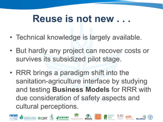 Rebalancing our food production systems: Sustainable Intensification through water, land and ecosystems lens