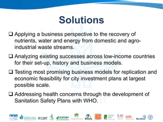 Rebalancing our food production systems: Sustainable Intensification through water, land and ecosystems lens