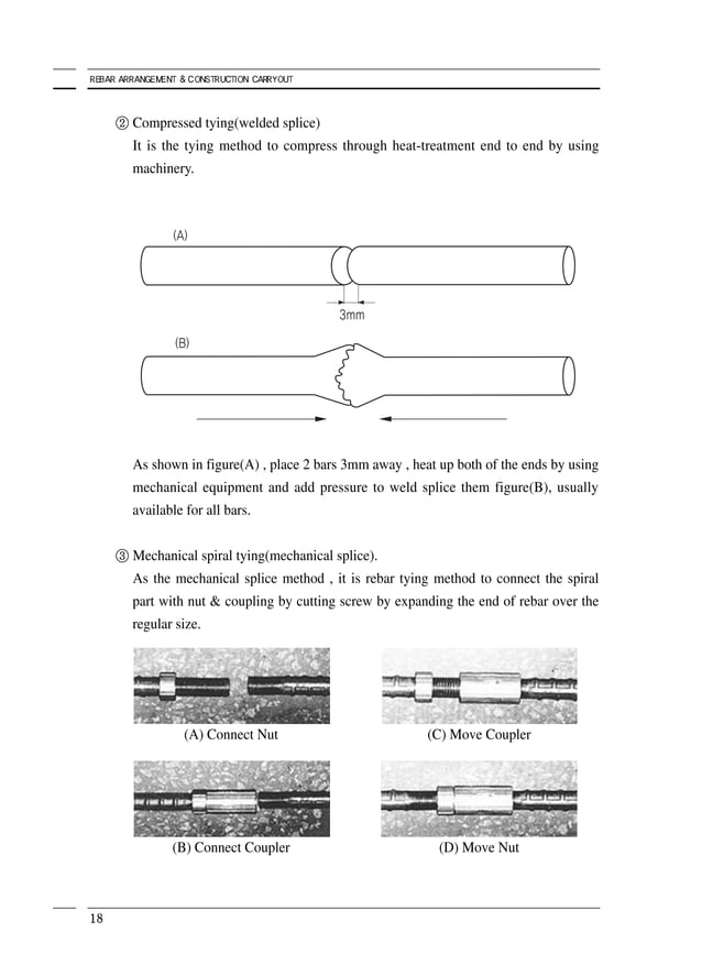 Rebar arrangement and construction carryout PDF