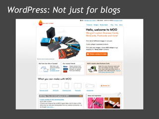 WordPress: Not just for blogs 