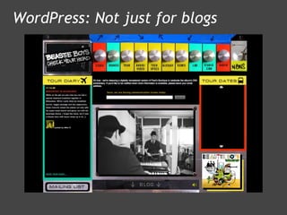 WordPress: Not just for blogs 
