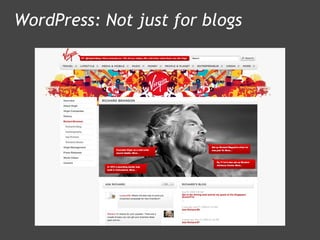 WordPress: Not just for blogs 