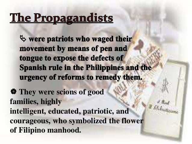 philippines propaganda movement The propaganda movement was a period of time when native filipinos were calling for reforms representation of the philippines in the cortes generales. philippines propaganda movement The propaganda movement was a period of time when native filipinos were calling for reforms representation of the philippines in the cortes generales.