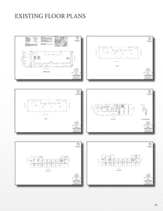 1818
EXISTING FLOOR PLANS
 