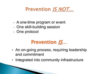Primary Prevention of Sexual and Intimate Partner Violence | PPTX