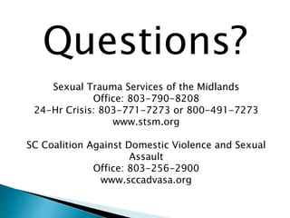 Primary Prevention of Sexual and Intimate Partner Violence | PPTX