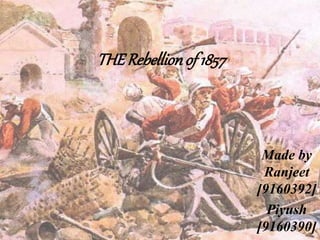 revolt of 1857 project
