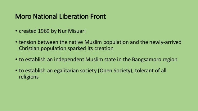 Moro National Liberation Front & Moro Islamic Liberation Front
