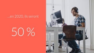 …en 2020, ils seront
50 %
 