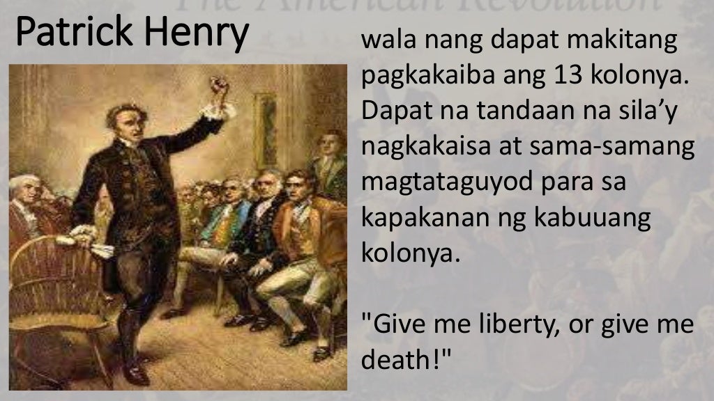 Bunga Ng Rebolusyong Amerikano Rebolusyong amerikano