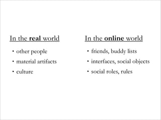 Distributed Cognition and The Social Web