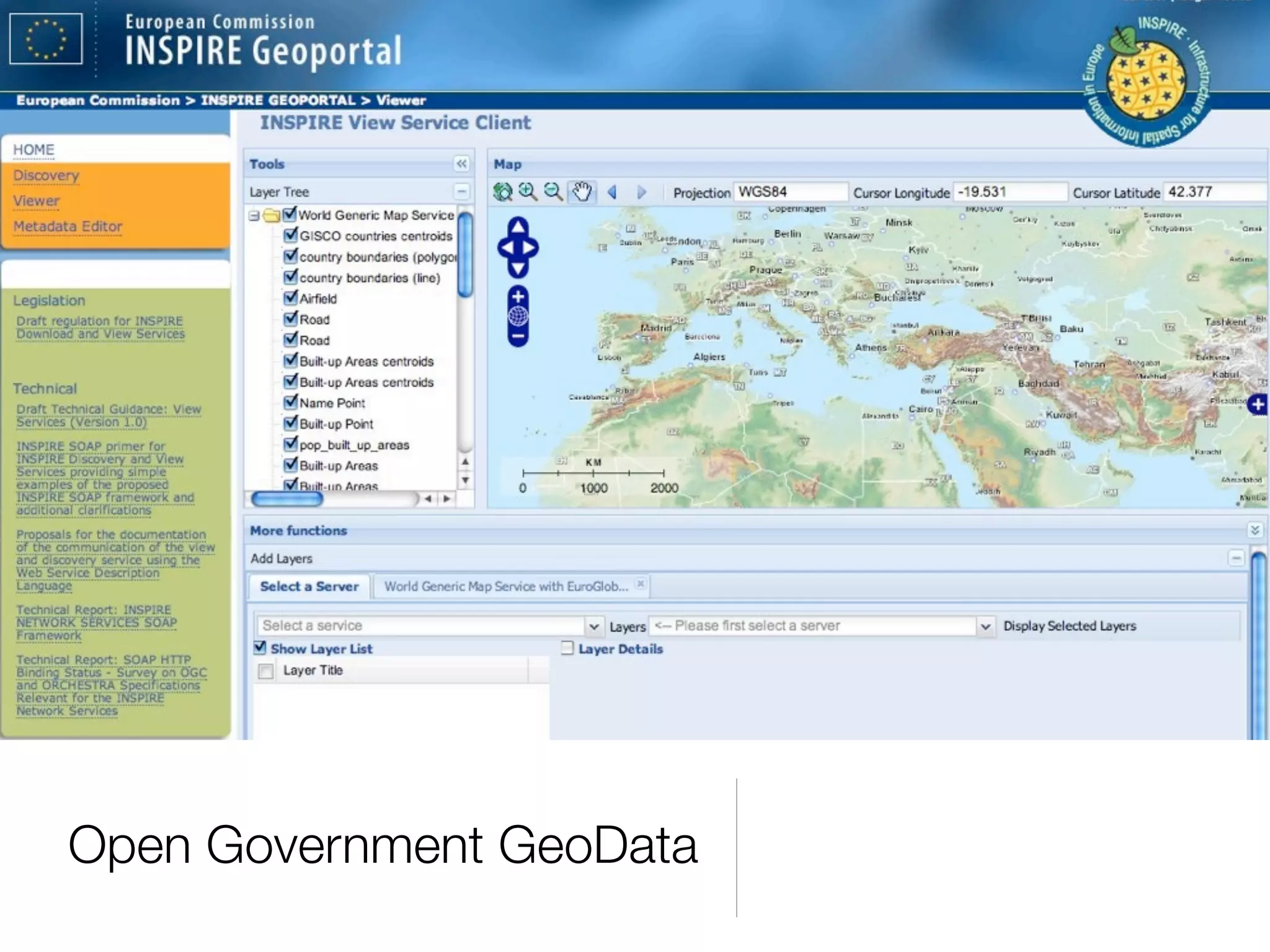 Open Government GeoData
 