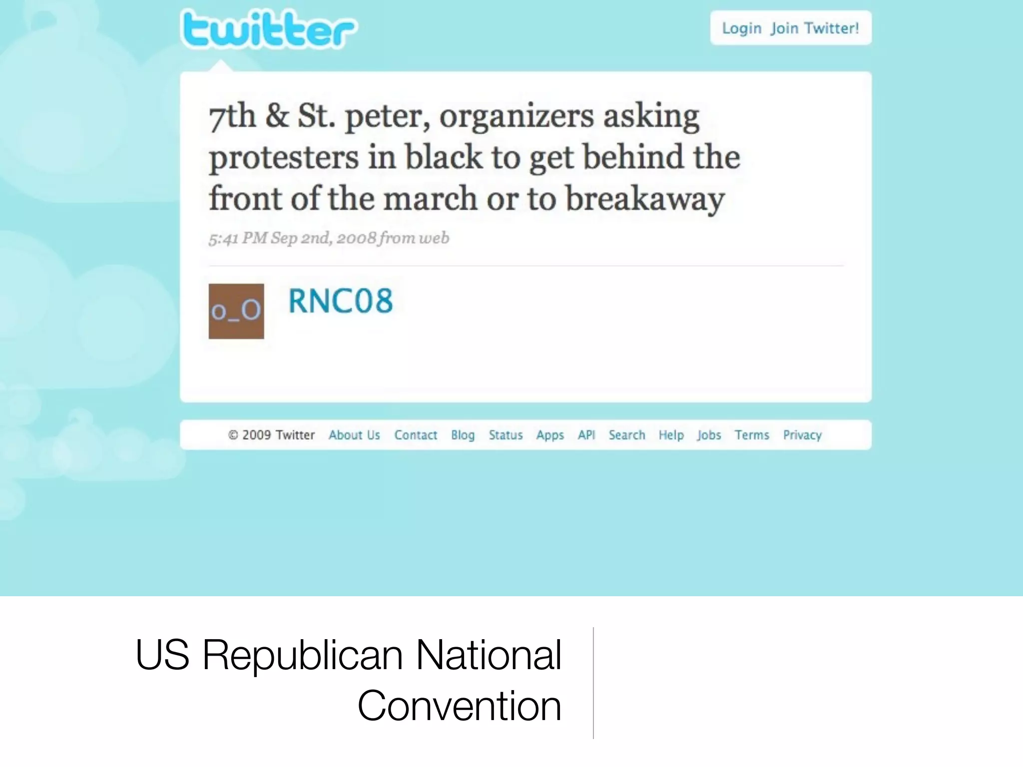 US Republican National
           Convention
 