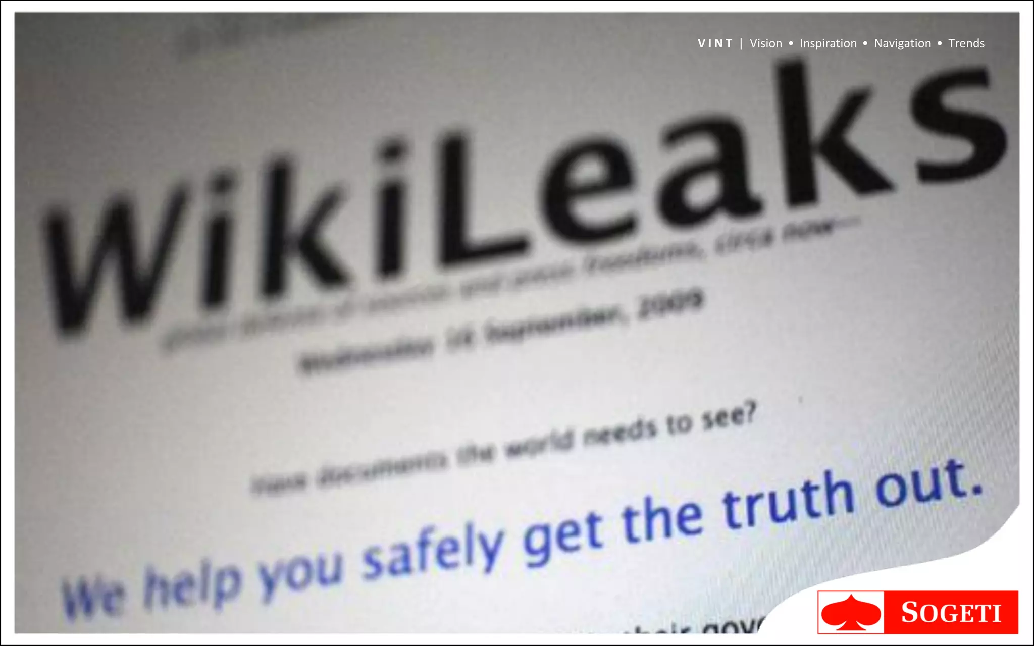 V I N T | Vision • Inspiration • Navigation • Trends
 