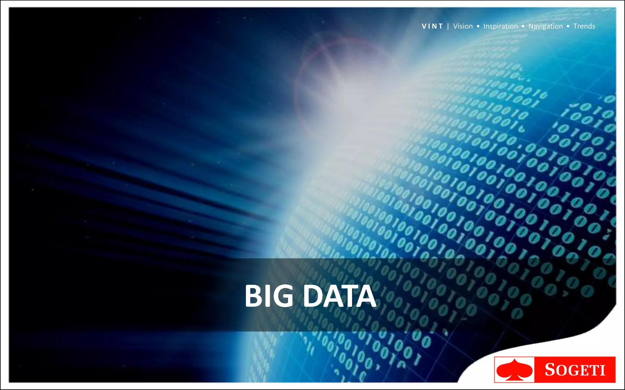 V I N T | Vision • Inspiration • Navigation • Trends




BIG DATA
 