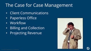 11 2018 © AppFolio, Inc. Confidential.
The Case for Case Management
• Client Communications
• Paperless Office
• Workflow
...