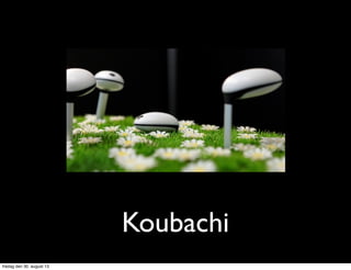 Koubachi
fredag den 30. august 13
 