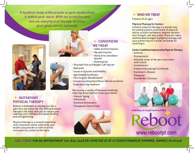 physical therapist brochure