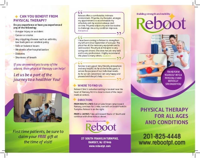 physical therapist brochure