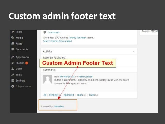 Custom footer image thesis