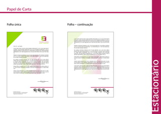 Folha única Folha – continuação
Papel de Carta
Estacionário
Assinatura
Lorem ipsum dolor sit amet, posse tractatos ullamcorper vix ne, ne per esse decore
nusquam, omnes propriae quaerendum pri ad. Ius sint eligendi sententiae cu, nec cu
legendos perpetua, id justo everti quo. Id sale alienum propriae mea, dicam sententiae
definitiones eu vel. Ullum legendos sit ea, mea ad errem fierent. Duo unum ferri dolor
ne.
Singulis consequat prodesset cu per. Ut duo esse platonem. Et repudiare constituto
cum. Ex vix illum maiorum democritum. Cum debet tibique ei, in eum elitr adipiscing.
No vel eripuit denique mentitum.
No corpora commune nominavi vel. Pri case electram ne, et usu simul labore
deleniti. Mel mutat fuisset electram in, vis consul tibique et, his alia nonumy senserit
ei. Essent option complectitur vis cu, his cu timeam mentitum, per ea percipit
instructior. No tale perfecto disputando pri, cu has dictas legimus apeirian. Sea at
detraxit repudiandae, nullam ubique sententiae quo ex, elitr adipisci mei cu.
Dictas officiis consequat his ei. Cu nam ubique iuvaret ceteros. Elitr audire ornatus vix
id. Est ex harum omnesque conceptam, commune laboramus te per. Id natum tation
cum.
Utinam vocent placerat vis id, sumo voluptaria mel at. Ea dico omnes eam. Ex eam
wisi dicit labore, ipsum habemus argumentum nec te. Quot elit habeo duo ad, nec te
quas vocibus suscipiantur. Ut suscipit argumentum has, amet officiis cu mei.
Exmo Sr. Luis Castro
Fernandes & Terceiro, S.A.
Rua N. Sra. da Conceição, nº 7, 2794-014 Carnaxide
Tel: +351 214 259 200 | Fax: +351 214 259 201
f3@fterceiro.pt | www.fterceiro.pt
(Assinatura)
Lorem ipsum dolor sit amet, posse tractatos ullamcorper vix ne, ne per esse decore
nusquam, omnes propriae quaerendum pri ad. Ius sint eligendi sententiae cu, nec cu
legendos perpetua, id justo everti quo. Id sale alienum propriae mea, dicam sententiae
definitiones eu vel. Ullum legendos sit ea, mea ad errem fierent. Duo unum ferri dolor
ne.
Singulis consequat prodesset cu per. Ut duo esse platonem. Et repudiare constituto
cum. Ex vix illum maiorum democritum. Cum debet tibique ei, in eum elitr adipiscing.
No vel eripuit denique mentitum.
No corpora commune nominavi vel. Pri case electram ne, et usu simul labore
deleniti. Mel mutat fuisset electram in, vis consul tibique et, his alia nonumy senserit
ei. Essent option complectitur vis cu, his cu timeam mentitum, per ea percipit
instructior. No tale perfecto disputando pri, cu has dictas legimus apeirian. Sea at
detraxit repudiandae, nullam ubique sententiae quo ex, elitr adipisci mei cu.
Dictas officiis consequat his ei. Cu nam ubique iuvaret ceteros. Elitr audire ornatus vix
id. Est ex harum omnesque conceptam, commune laboramus te per. Id natum tation
cum.
Utinam vocent placerat vis id, sumo voluptaria mel at. Ea dico omnes eam. Ex eam
wisi dicit labore, ipsum habemus argumentum nec te. Quot elit habeo duo ad, nec te
quas vocibus suscipiantur. Ut suscipit argumentum has, amet officiis cu mei.
Lorem ipsum dolor sit amet, posse tractatos ullamcorper vix ne, ne per esse decore
nusquam, omnes propriae quaerendum pri ad. Ius sint eligendi sententiae cu, nec cu
legendos perpetua, id justo everti quo. Id sale alienum propriae mea, dicam sententiae
definitiones eu vel. Ullum legendos sit ea, mea ad errem fierent. Duo unum ferri dolor
ne.
Fernandes & Terceiro, S.A.
Rua N. Sra. da Conceição, nº 7, 2794-014 Carnaxide
Tel: +351 214 259 200 | Fax: +351 214 259 201
f3@fterceiro.pt | www.fterceiro.pt
Assinatura(Assinatura)
 