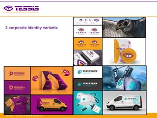 “TESSIS” © 2015 www.tessis.ru
3 corporate identity variants
 