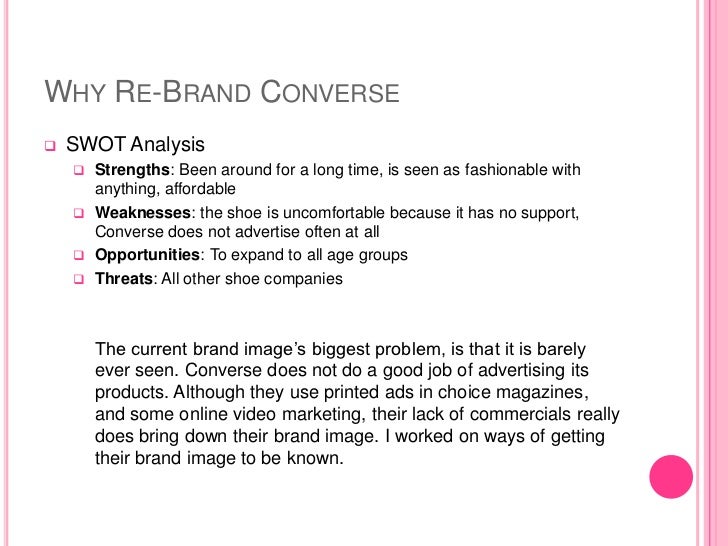 converse swot