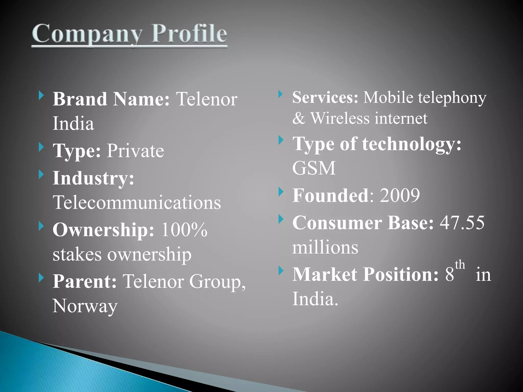 Rebranding uninor to telenor in india PPT