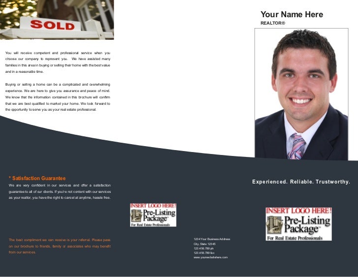 estate presentation brochure template estate presentation brochure template, Presentation templates