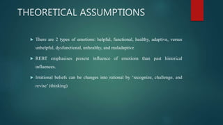Rational emotive behaviour therapy | PPTX