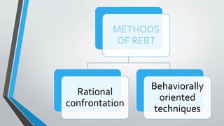 Rebt Method Rational Emotive Behavior Therapy | PPTX