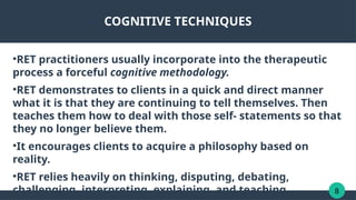 Rational Emotive Behavior Therapy in Psychology | PPTX